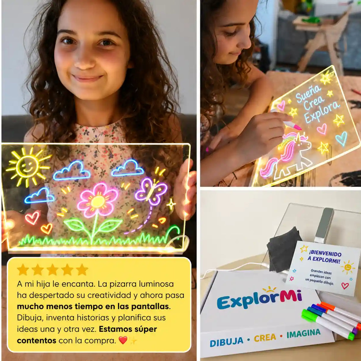 LumiDraw™ Pizarra Led Mágica